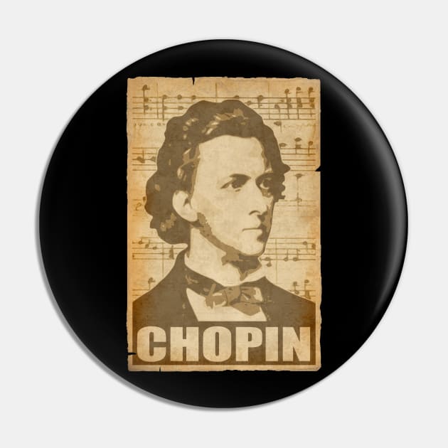 Frederic Chopin Pin by Nerd_art