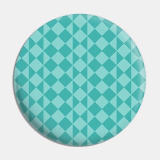 Verdigris Skyscraper Patchwork Pattern Pin