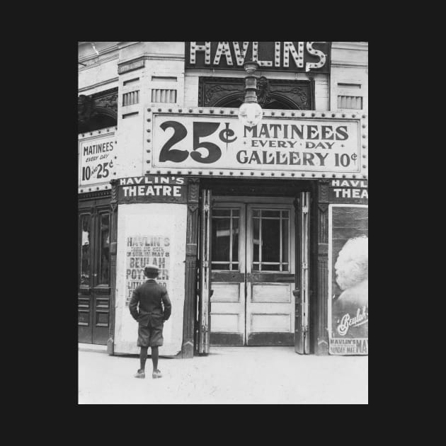 Havlin's Theatre, 1910. Vintage Photo by historyphoto