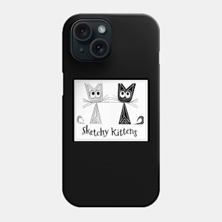 Sketchy Kittens Phone Case