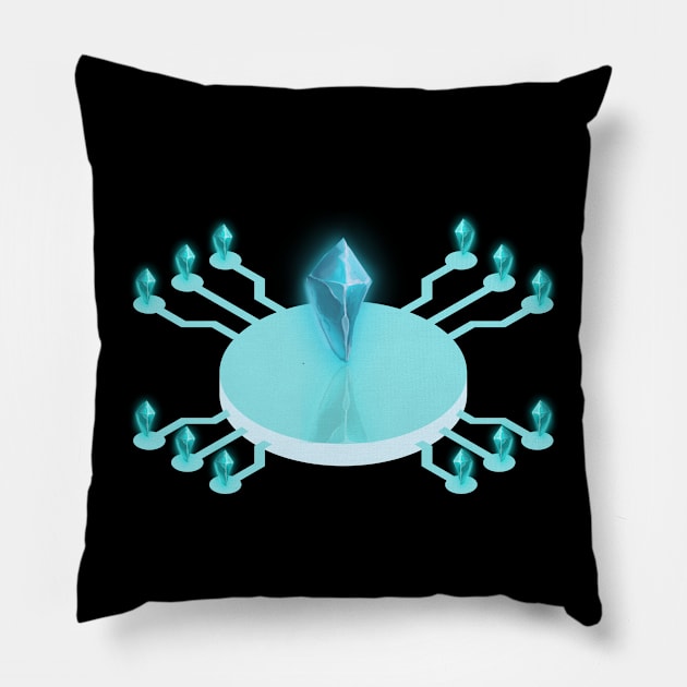 Crystalmodule Pillow by M.Y