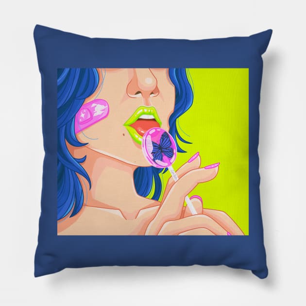 lolipop Pillow by Galka