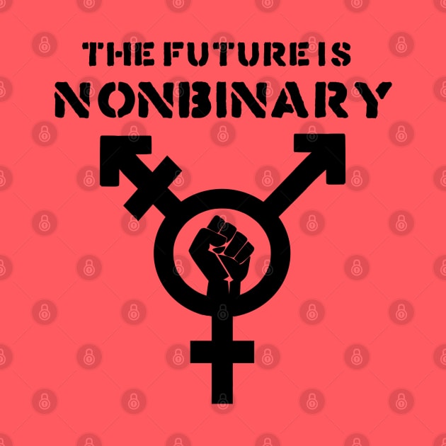 The Future is Nonbinary (Black) by Micah