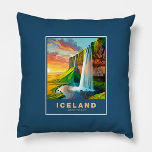 Iceland Postcard Pillow