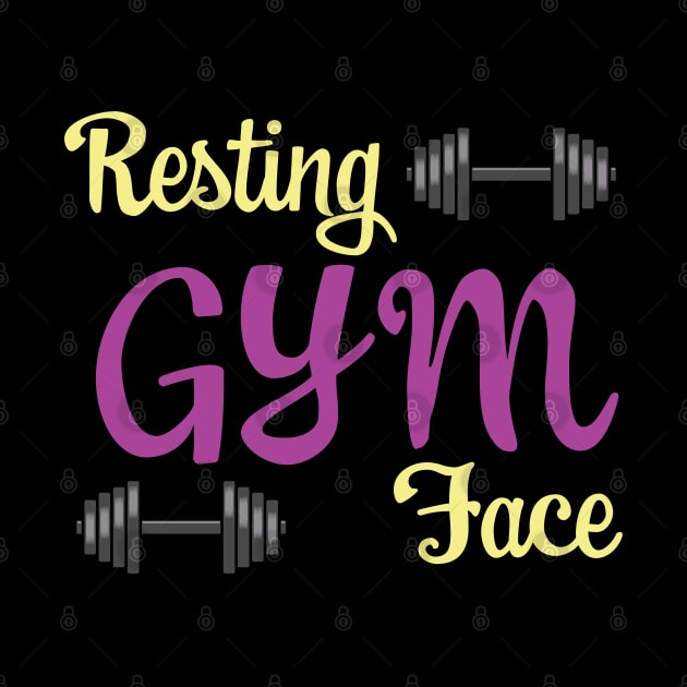 Gym - Resting Gym Face by Kudostees