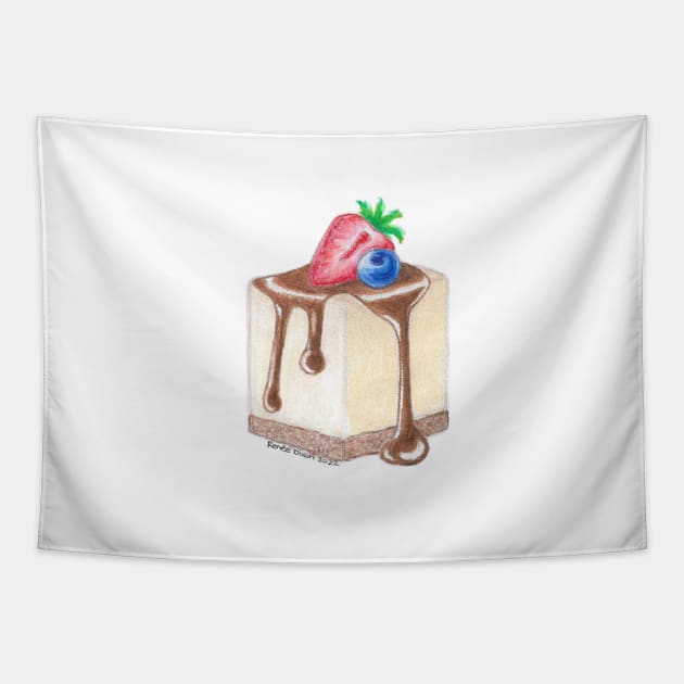 Cheesecake Tapestry by ReneeDixonArt