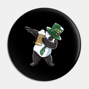 Funny St Patricks day Panda shirt - perfect outfit Pin