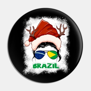 Brazil girl, Brazilian Christmas gift , Regalo Navidad Brazil Pin