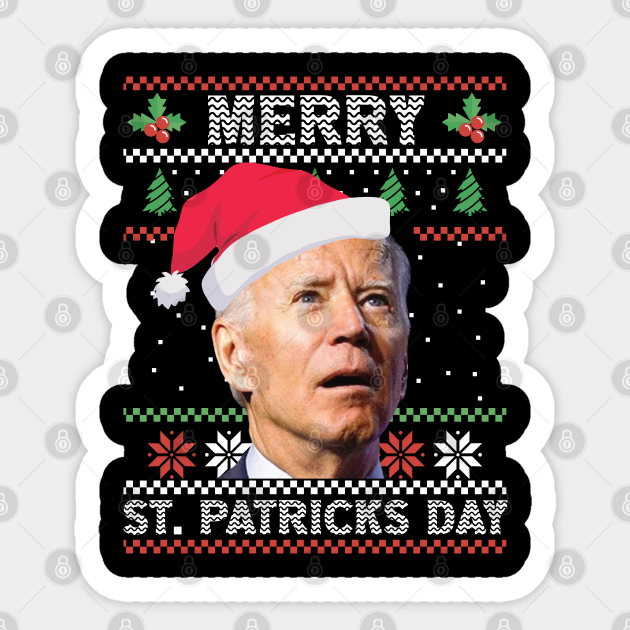 Anti joe biden christmas - Anti Joe Biden - Sticker