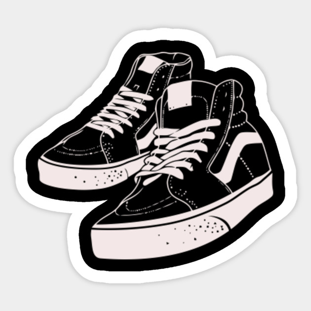 vans sticker shoes