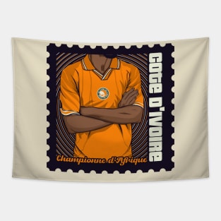 Ivory Coast Champion of Africa Tapestry