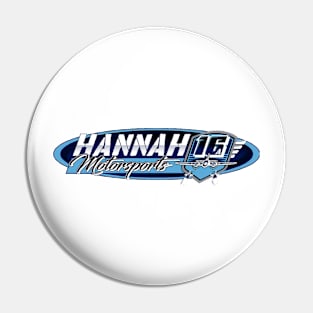 Hannah Motorsports Blue Logo Pin