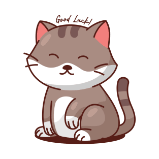 Good Luck Cat T-Shirt