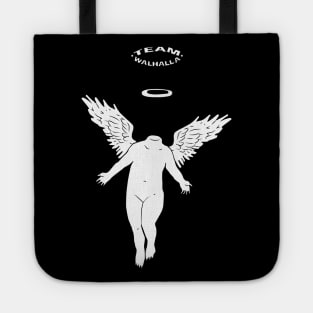 Team Valhalla white Tote