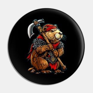 Beaver Hammer Pin