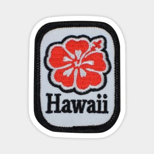 Hawaii Hibiscus Patch Magnet