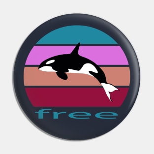 Free orca Pin