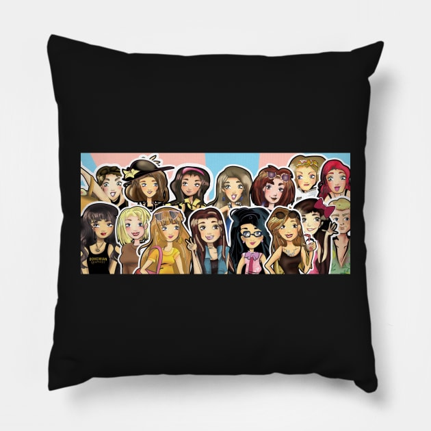 Fashion Queen design for sale Pillow by markatos