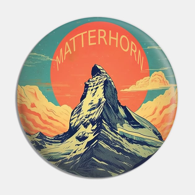 Zermatt,Matterhorn,Switzerland,Poster Pin by BokeeLee