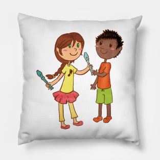 Little Music Friends Pillow