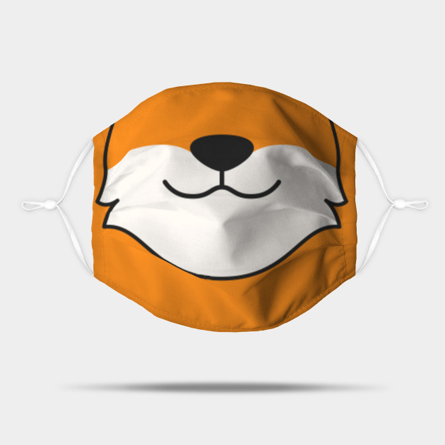 Cartoon Fox Fox Mask Teepublic