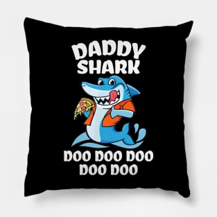 Daddy Shark Doo Doo Fathers Day Pillow