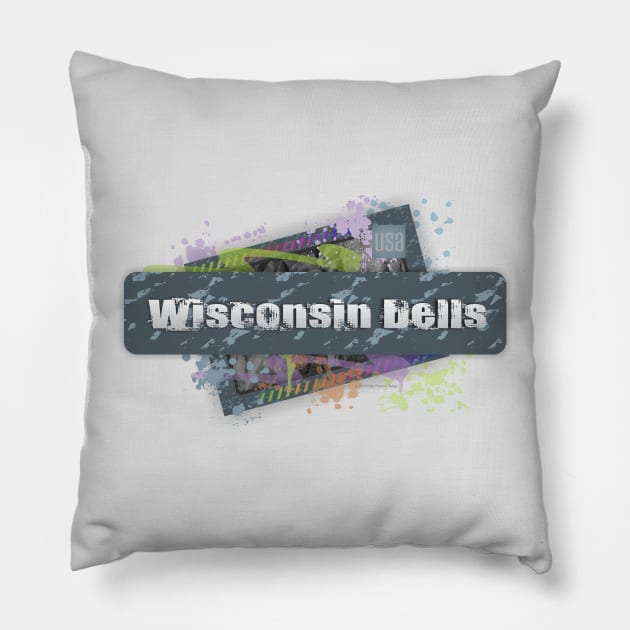 Wisconsin Dells Pillow by Dale Preston Design