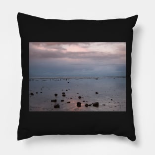 Rocks and sea breakers off the Frisian coast, Netherlands Pillow