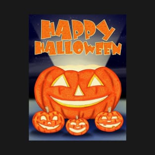 Happy Halloween Pumpkins T-Shirt