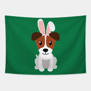 American Foxhound Bunny Ears Happy Easter Dog Lovers Tapestry