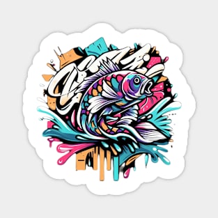 Graffiti Koi Magnet