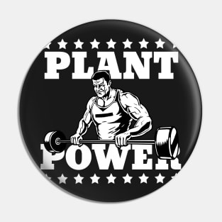 Plant Power Bodybuilding Vegan Pin