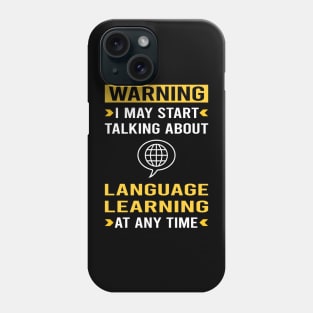 Warning Language Learning Phone Case