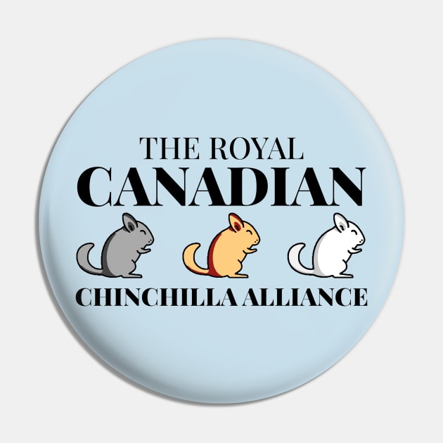 The Royal Canadian Chinchilla Alliance Pin by INLE Designs