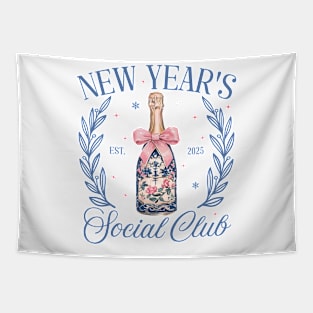 New Year's Social Club Celebration New Years Eve Tapestry