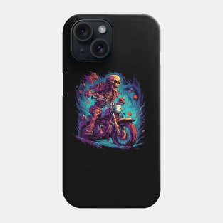 Epic Skeleton Motorcycle Phone Case