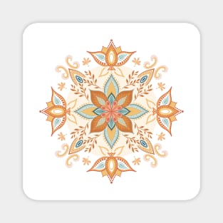 Sunset mandala Magnet