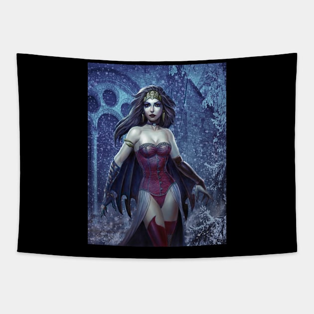 Vampire Queen Tapestry by Paul_Abrams