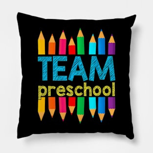 Team Preschool Back To School Preschool Teacher Student Pillow