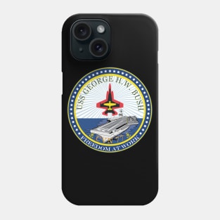 USS George H.W. Bush (CVN-77) wo Txt Phone Case