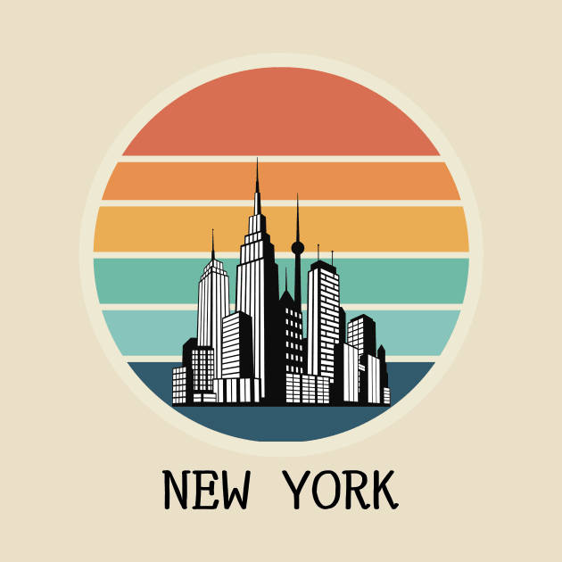 New York sunset design by IOANNISSKEVAS