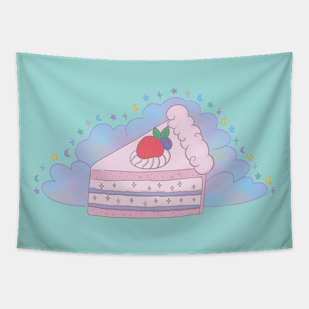 A slice of fairy cake Tapestry by awesomesaucebysandy