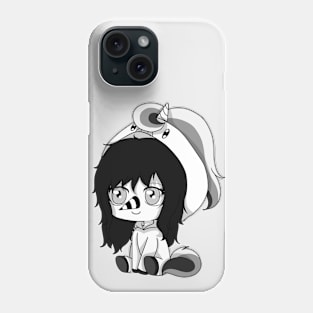 creepypasta unicorn (laughing jill) Phone Case