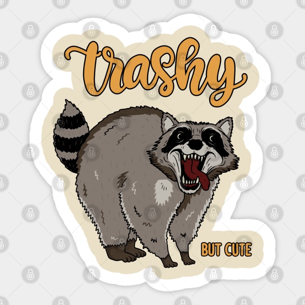 Cute Raccoon Sticker