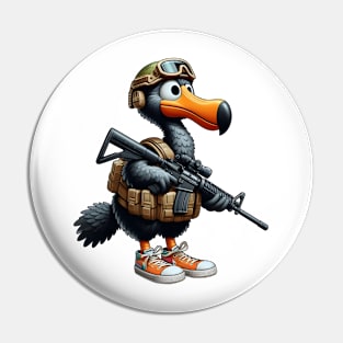 Tactical Dodo Bird Pin