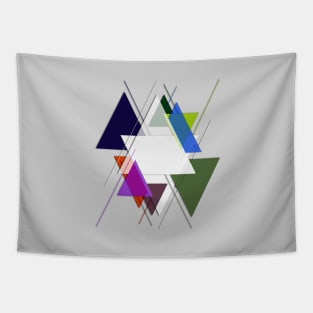 Triangles Clolors Tapestry