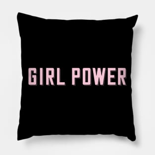 GIRL POWER PINK design Pillow