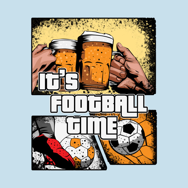 Discover It's Football Time - Beer - T-Shirt