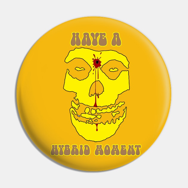 Dazed and Ripping - Crimson Ghost 70's style Pin by Controlled Chaos