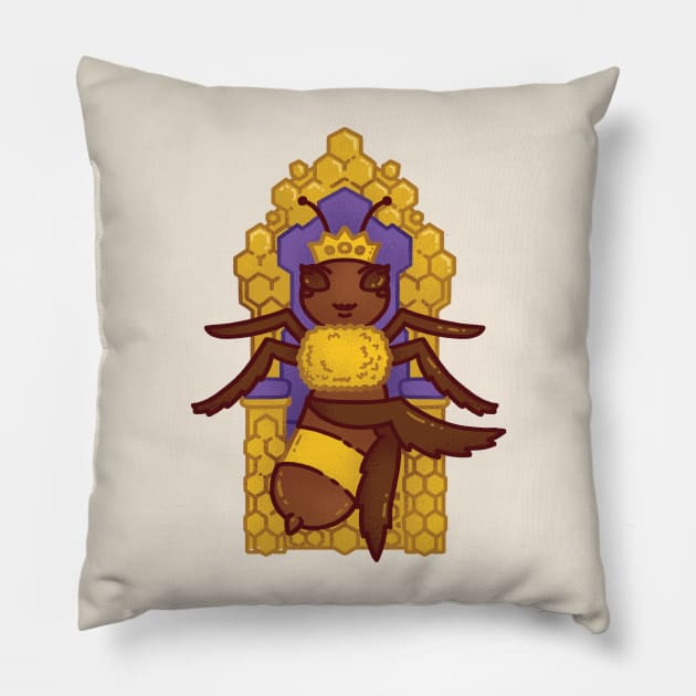 The Queen Bee Pillow by polliadesign